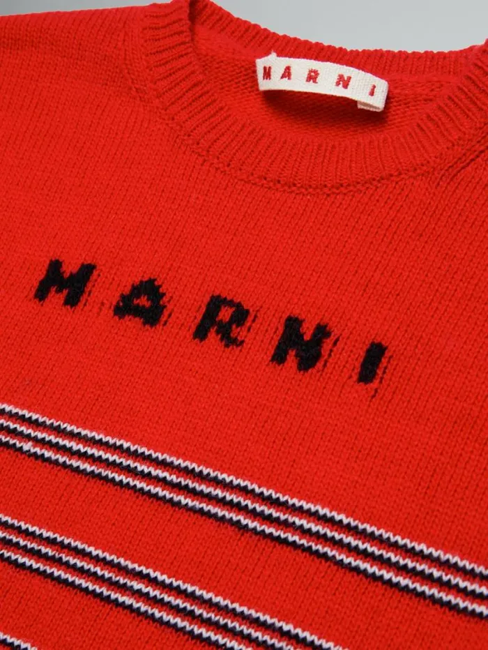 Kids Marni Striped WoolBlend Pullover