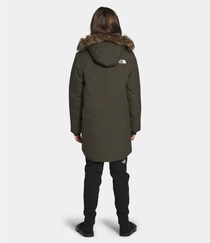 Kids The North Face Jackets and Vests Arctic Swirl Parka Vanadis Grey
