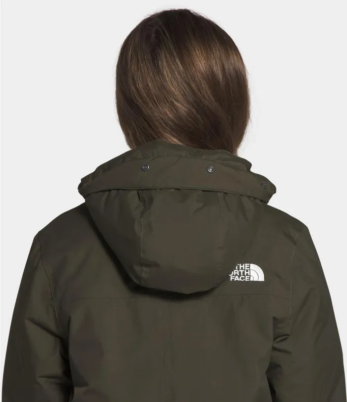 Kids The North Face Jackets and Vests Arctic Swirl Parka Vanadis Grey
