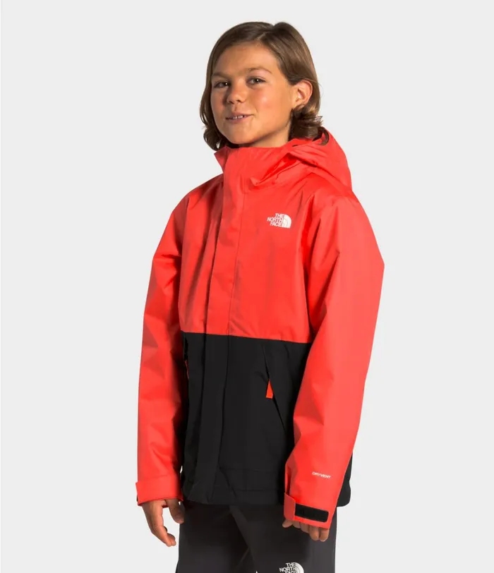 Kids The North Face Jackets and Vests Vortex Triclimate Flare Orange