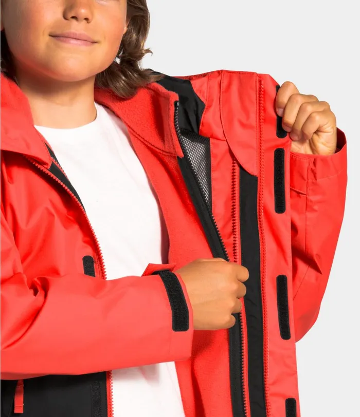 Kids The North Face Jackets and Vests Vortex Triclimate Flare Orange
