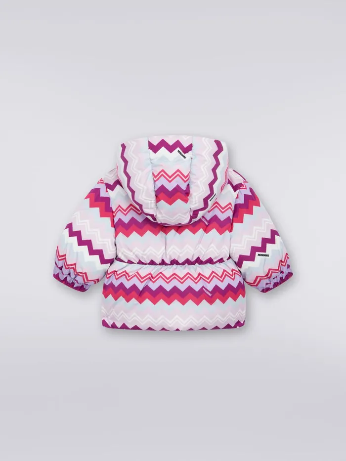 Kids Zigzag Nylon Jacket With Gather Multicoloured Missoni Baby 024 Months Kids Zigzag Nylon Jacket With Gather Multicoloured Missoni Baby 024 Months