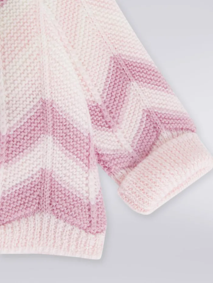 Kids Zigzag Wool Knit Cardigan Multicoloured Missoni Baby 024 Months Kids Zigzag Wool Knit Cardigan Multicoloured Missoni Baby 024 Months