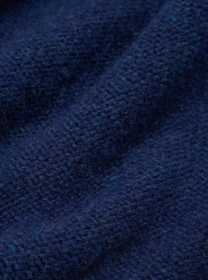 Knitwear Men Universal Works Universal Works Seamless Crew In Indigo Supersoft Knit
