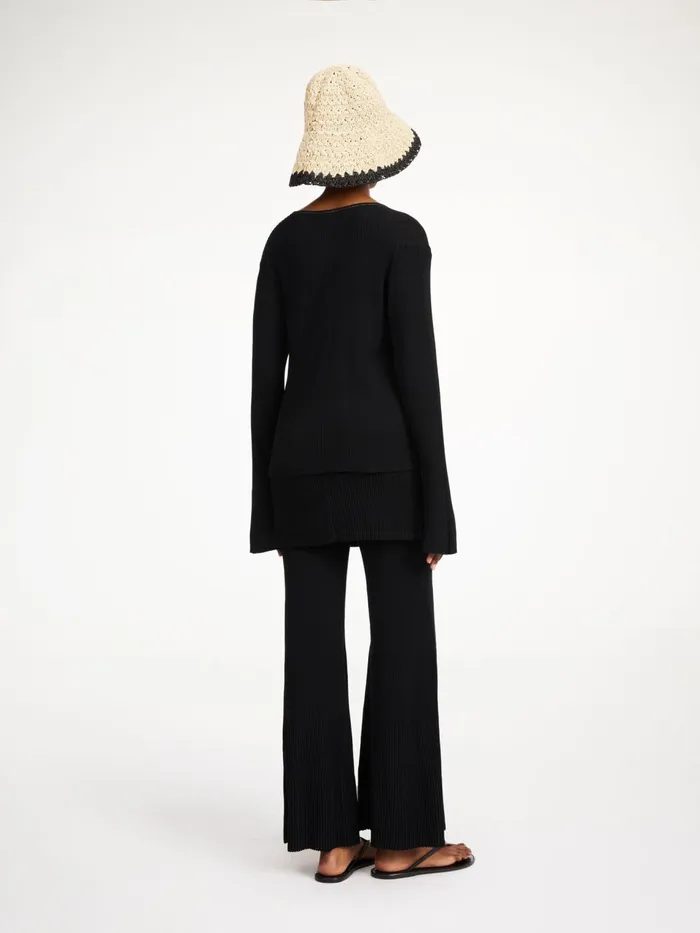 Knitwear Women By Malene Birger Cirella Cardigan Black