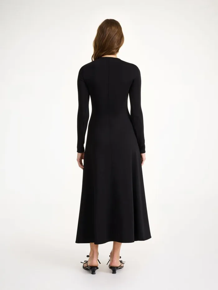 Knitwear Women By Malene Birger Deija Maxi Dress Black