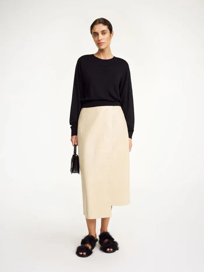 Knitwear Women By Malene Birger Mantea Sweater Black