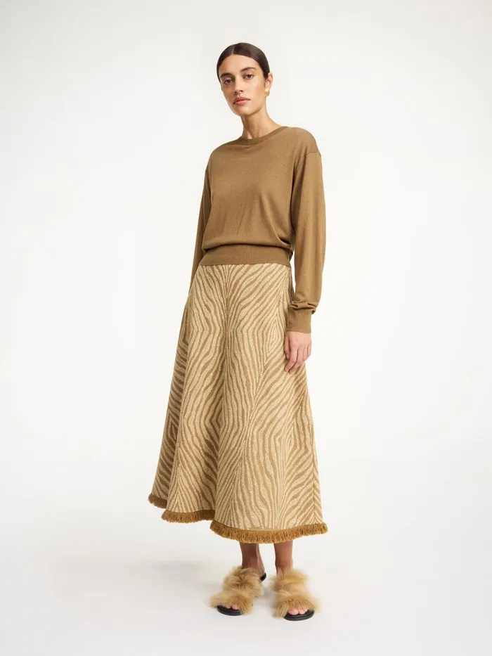 Knitwear Women By Malene Birger Mantea Sweater Light Brown