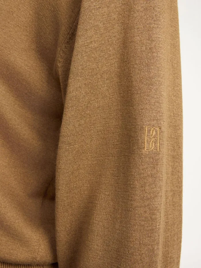 Knitwear Women By Malene Birger Mantea Sweater Light Brown