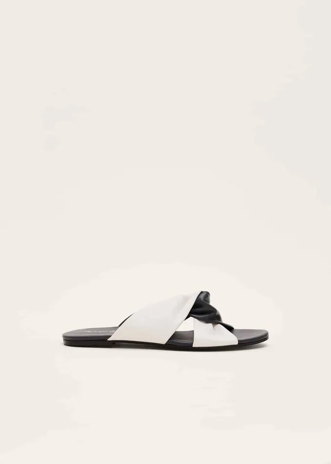 Knotted Flat Sandal Navyivory Women Phase Eight Sandals