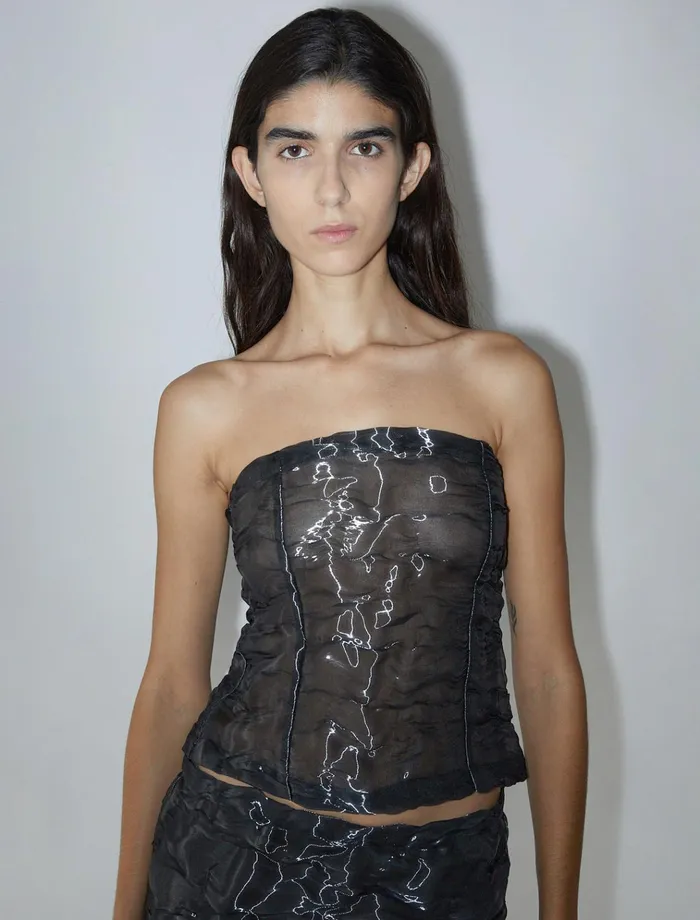 Kuba Dark Grey Women Paloma Wool Tops