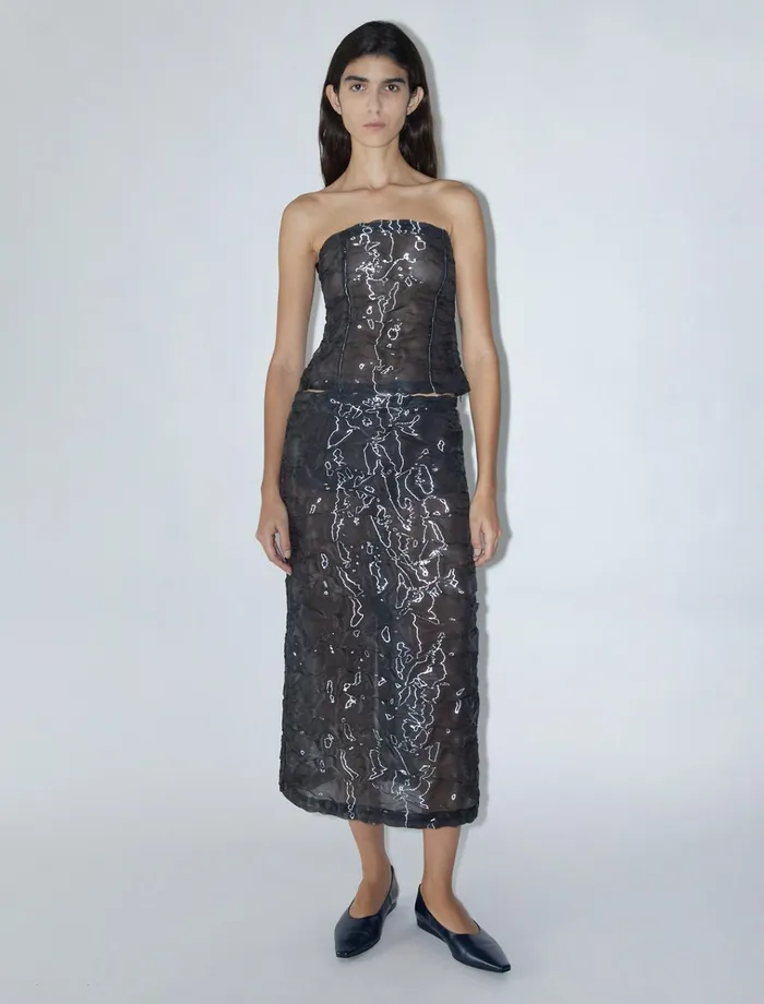 Kuba Dark Grey Women Paloma Wool Tops