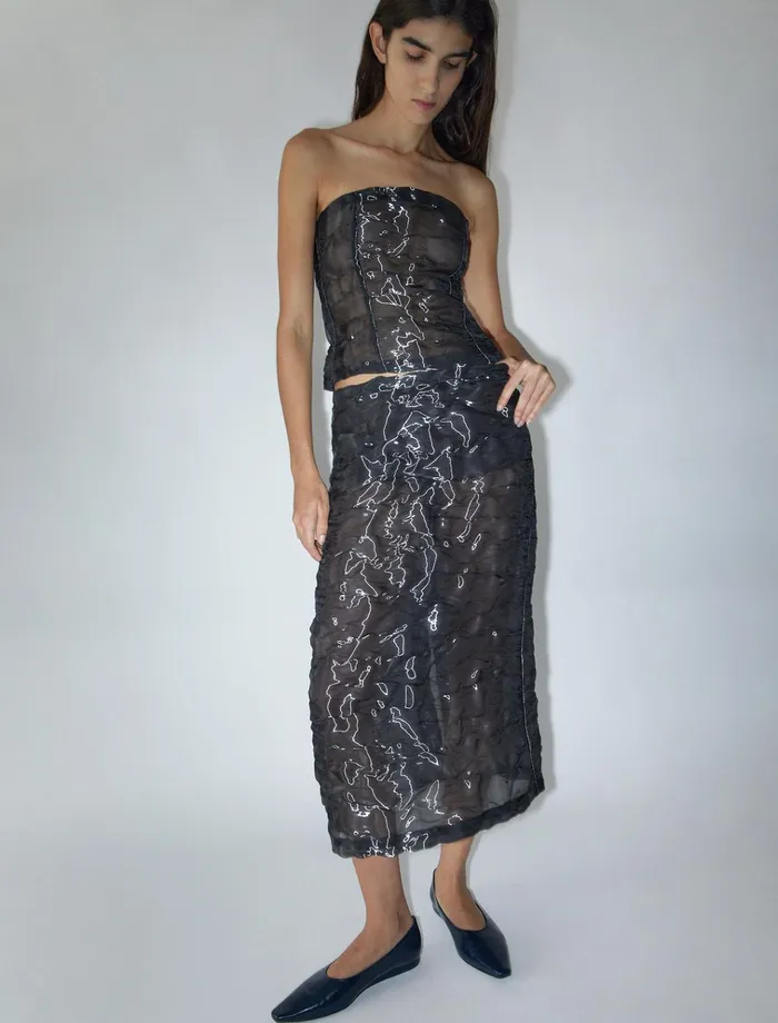 Kuba Dark Grey Women Paloma Wool Tops