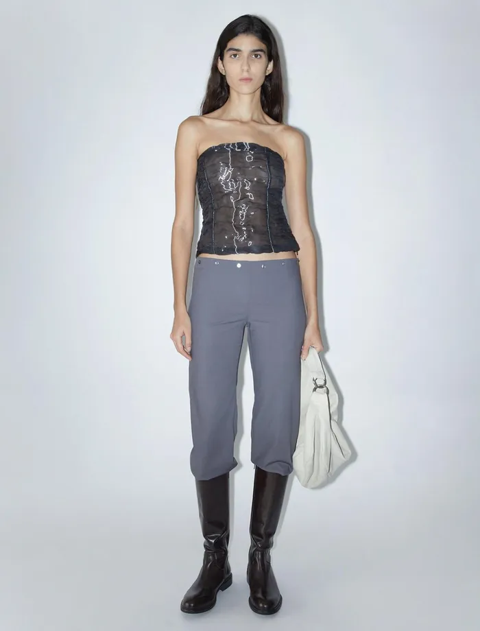 Kuba Dark Grey Women Paloma Wool Tops