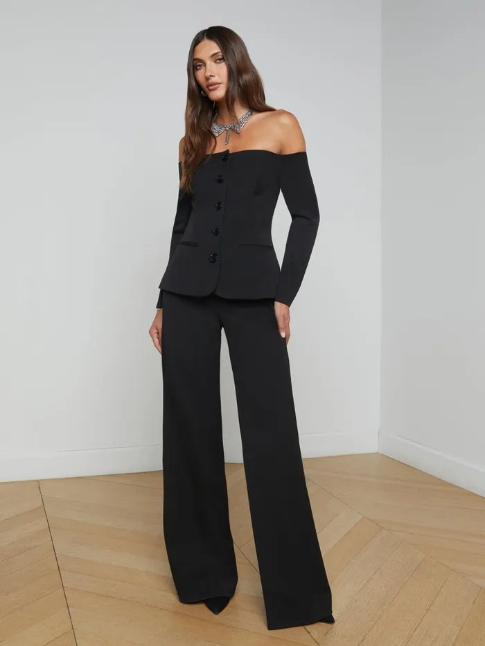 L039Agence Blazers and Jackets Women Alice Blazer Top Black L039Agence Blazers and Jackets Women Alice Blazer Top Black