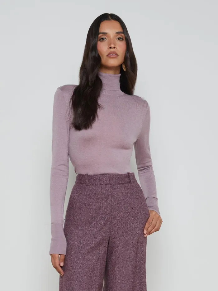 L039Agence Blouses and Tops Women Flora Turtleneck Wisteriagold