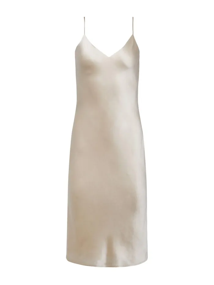 L039Agence Dresses and Jumpsuits Women Jodie Silk Slip Dress Champagne L039Agence Dresses and Jumpsuits Women Jodie Silk Slip Dress Champagne