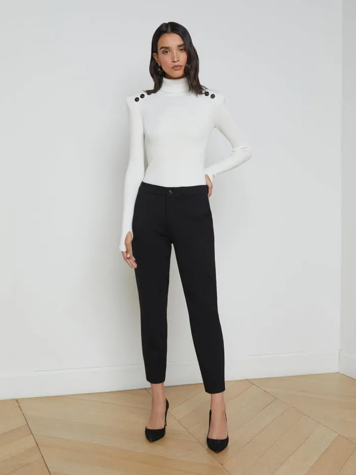 L039Agence Pants Women Harlow Cropped Trouser Black