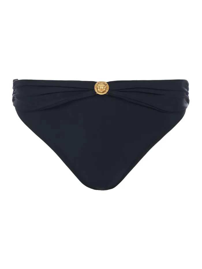 L039Agence Swimwear Women Miya Bikini Bottom Blackgold Coin