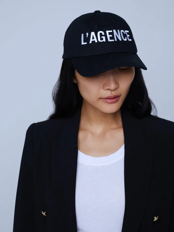 L039Agence Women Baseball Cap Black
