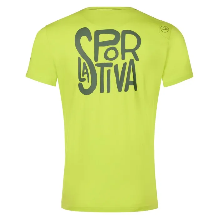 La Sportiva Tshirt Back Logo TShirt M Lime Punch 8211 Men La Sportiva Tshirt Back Logo TShirt M Lime Punch 8211 Men