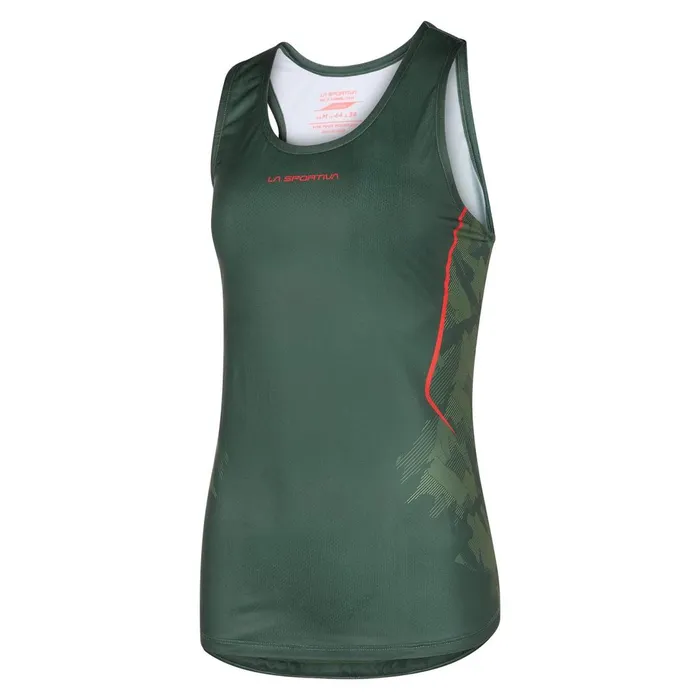 La Sportiva Tshirt Pacer Tank W ForestGreen Banana 8211 Women