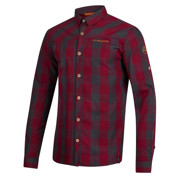 La Sportiva Technical Shirts Andes LS Shirt M CarbonHawaiian Sun 8211 Men