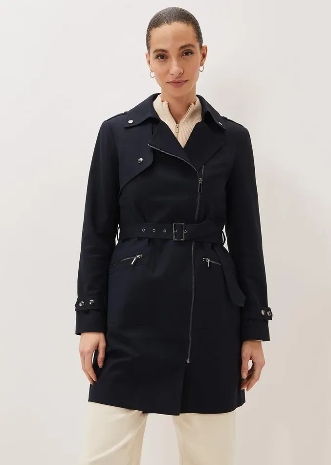 Lacea Coat Navy Women Phase Eight Coats