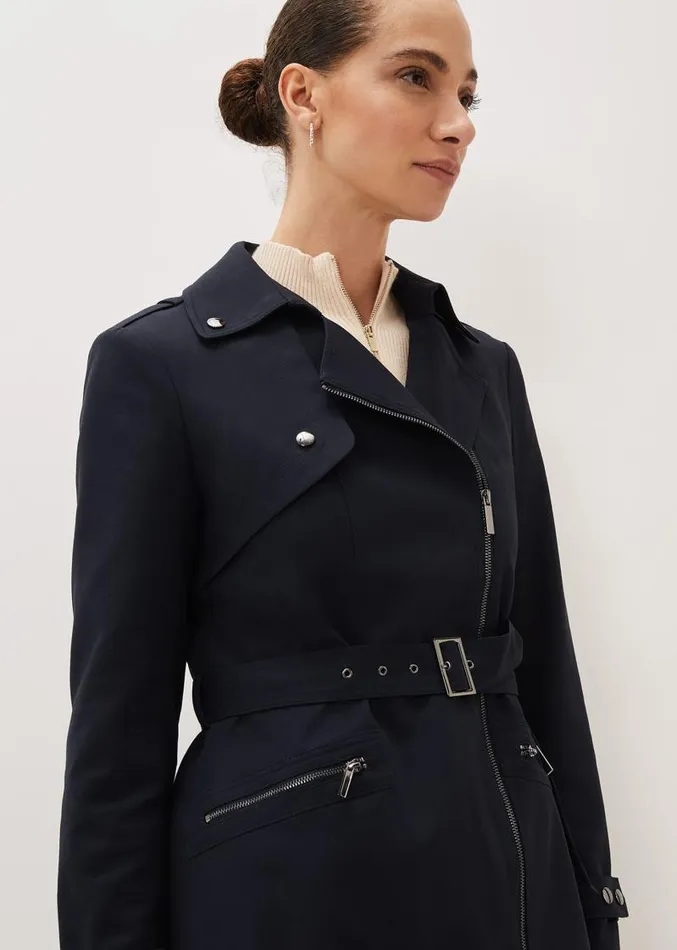 Lacea Coat Navy Women Phase Eight Coats