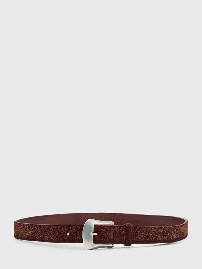 Leather Belts Men John Varvatos HOUSTON WESTERN BELT Port