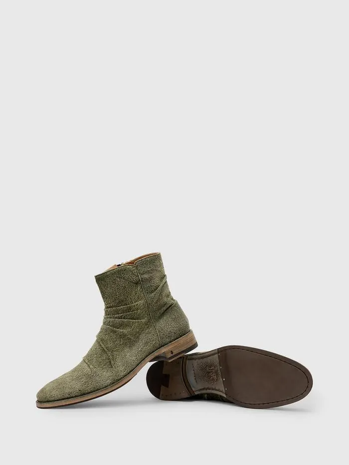 Leather Boots Men John Varvatos MORRISON SHARPEI BOOT Teakwood