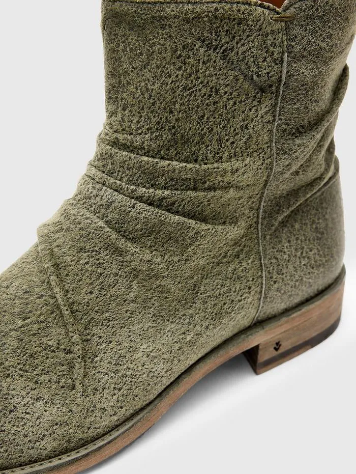 Leather Boots Men John Varvatos MORRISON SHARPEI BOOT Teakwood