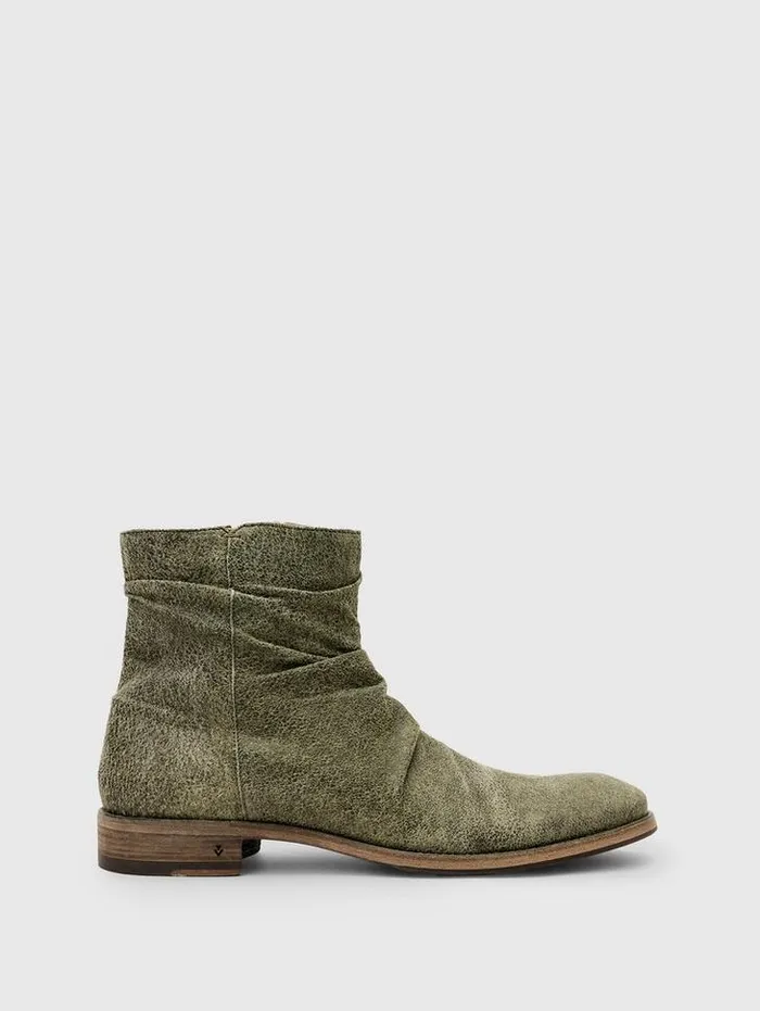Leather Boots Men John Varvatos MORRISON SHARPEI BOOT Teakwood