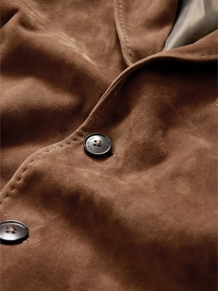 Leather Jackets Men John Varvatos RIND JACKET Flax Heather