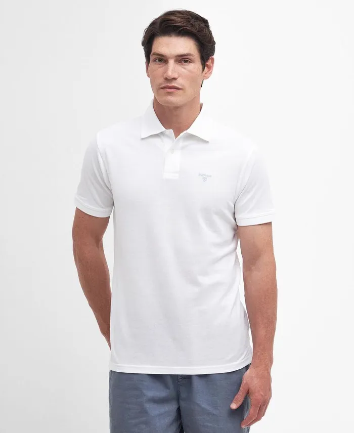 Lightweight Sports Polo Shirt Deep Blue Men Barbour Polo Shirts
