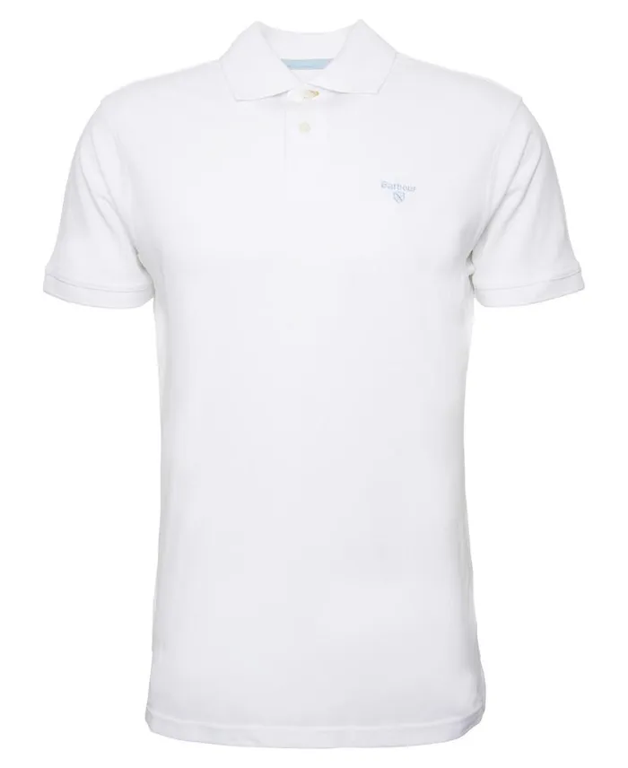 Lightweight Sports Polo Shirt Deep Blue Men Barbour Polo Shirts