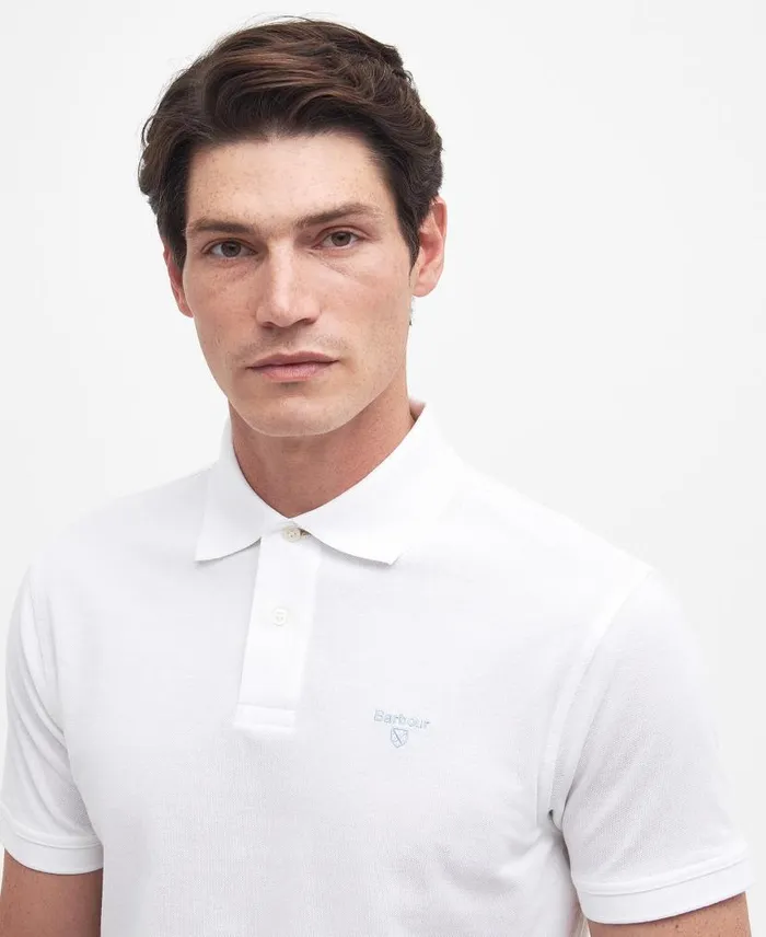 Lightweight Sports Polo Shirt Deep Blue Men Barbour Polo Shirts