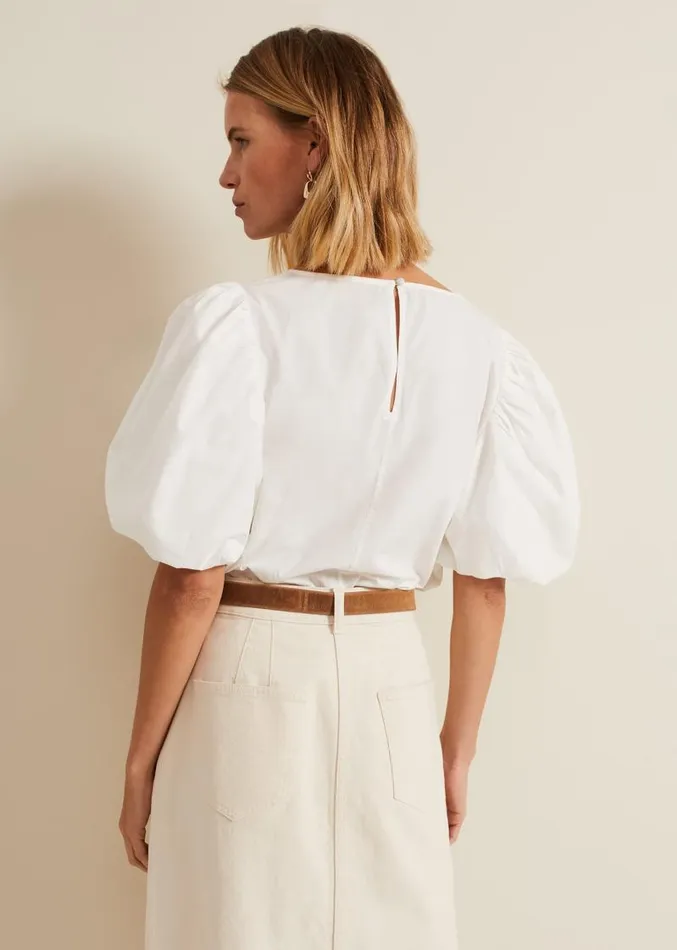 Lillianna Lace Front Blouse White Women Phase Eight Shirts and Blouses