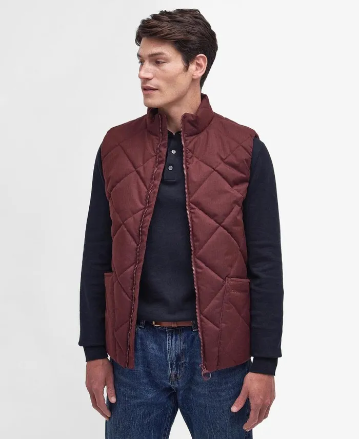 Lindale Gilet Dark Navy Men Barbour Gilets and Liners
