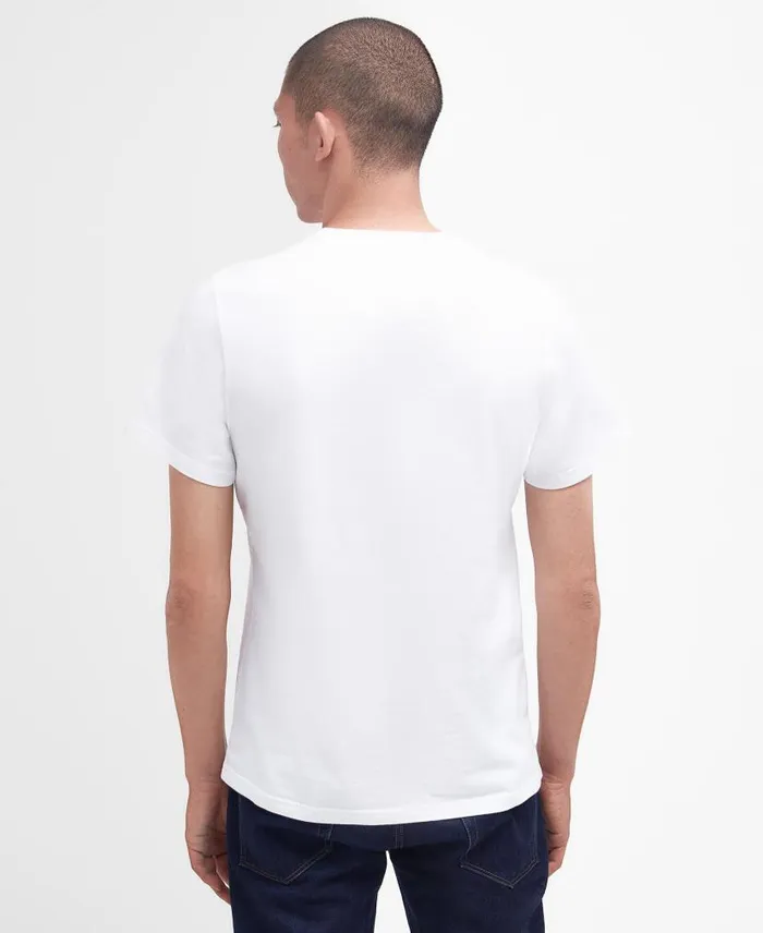 Logo TShirt Burnt Olive Men Barbour TShirts