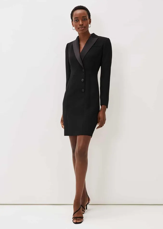 Lolicia Tuxedo Dress Black Women Phase Eight Dresses