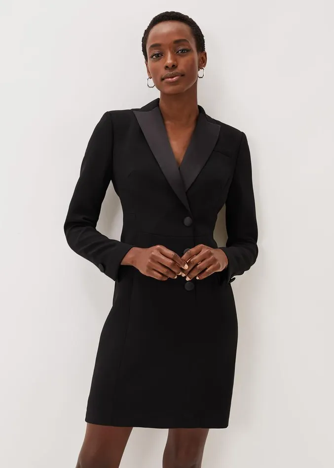 Lolicia Tuxedo Dress Black Women Phase Eight Dresses