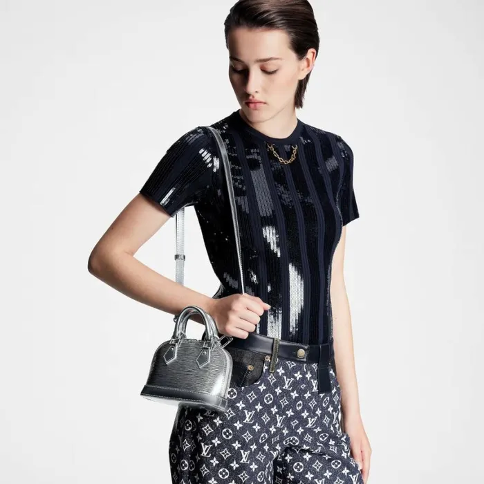 Louis Vuitton Alma Bag Louis Vuitton Silver M82682 NEW Nano Alma 8211 Louis Vuitton Handbag Store 8211 Women