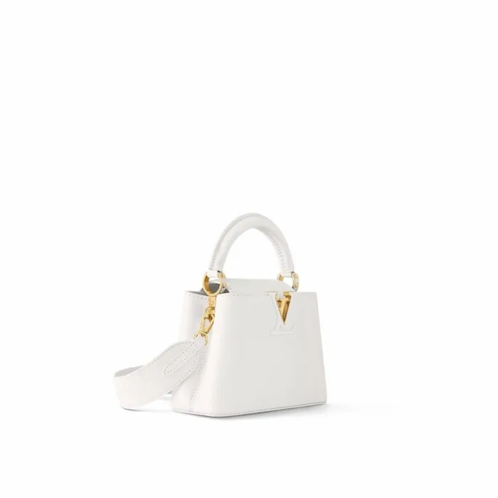Louis Vuitton Capucines Bag Louis Vuitton Capucines MINI White M23456 Black M56669 Orange M22863 8211 Louis Vuitton Handbag Store 8211 Women