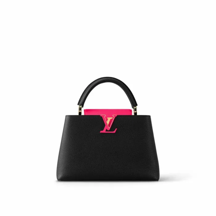 Louis Vuitton Capucines Bag Louis Vuitton M59882 Capucines MM Black Rose Berlingot 8211 Louis Vuitton Handbag Store 8211 Women Louis Vuitton Capucines Bag Louis Vuitton M59882 Capucines MM Black Rose Berlingot 8211 Louis Vuitton Handbag Store 8211 Women