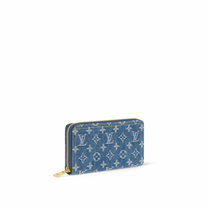 Louis Vuitton Wallets Louis Vuitton M82958 Zippy Wallet Denim Blue 8211 Louis Vuitton Handbag Store 8211 Women