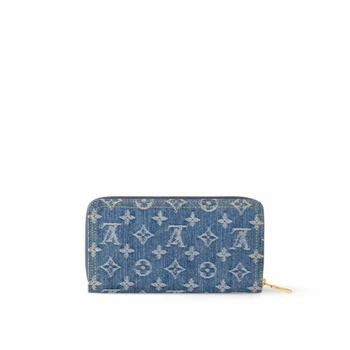 Louis Vuitton Wallets Louis Vuitton M82958 Zippy Wallet Denim Blue 8211 Louis Vuitton Handbag Store 8211 Women