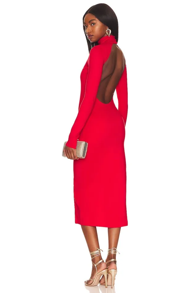 Lovers and Friends Dresses Women Andie Midi Dress Scarlet Red