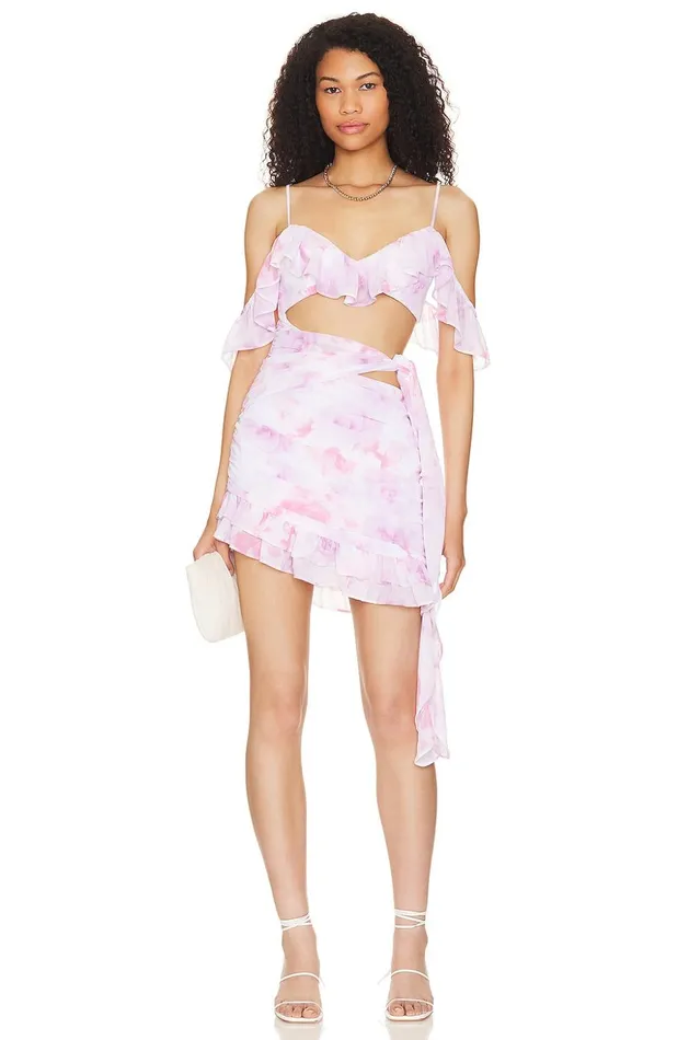 Lovers and Friends Dresses Women Annalise Mini Dress White Floral Multi