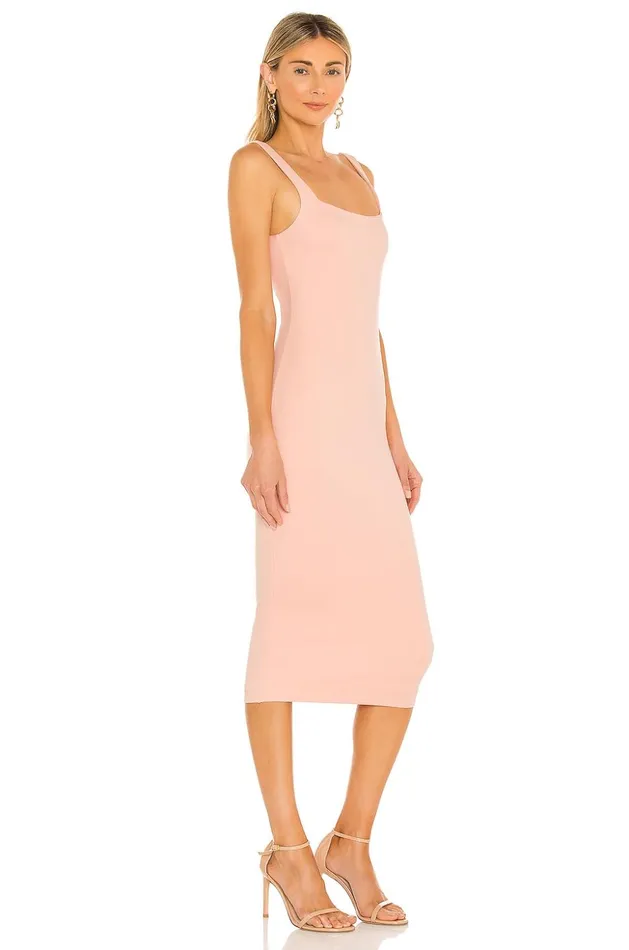 Lovers and Friends Dresses Women Donatella Midi Dress Blush Lovers and Friends Dresses Women Donatella Midi Dress Blush